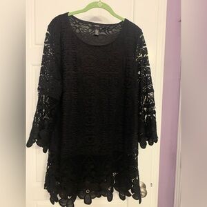 Alfani Elegant Black Lace Women's Top or dress